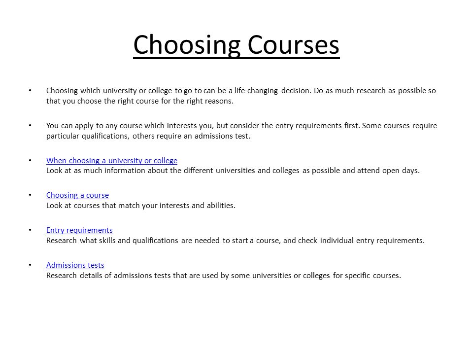 What Is Important When Choosing A College?